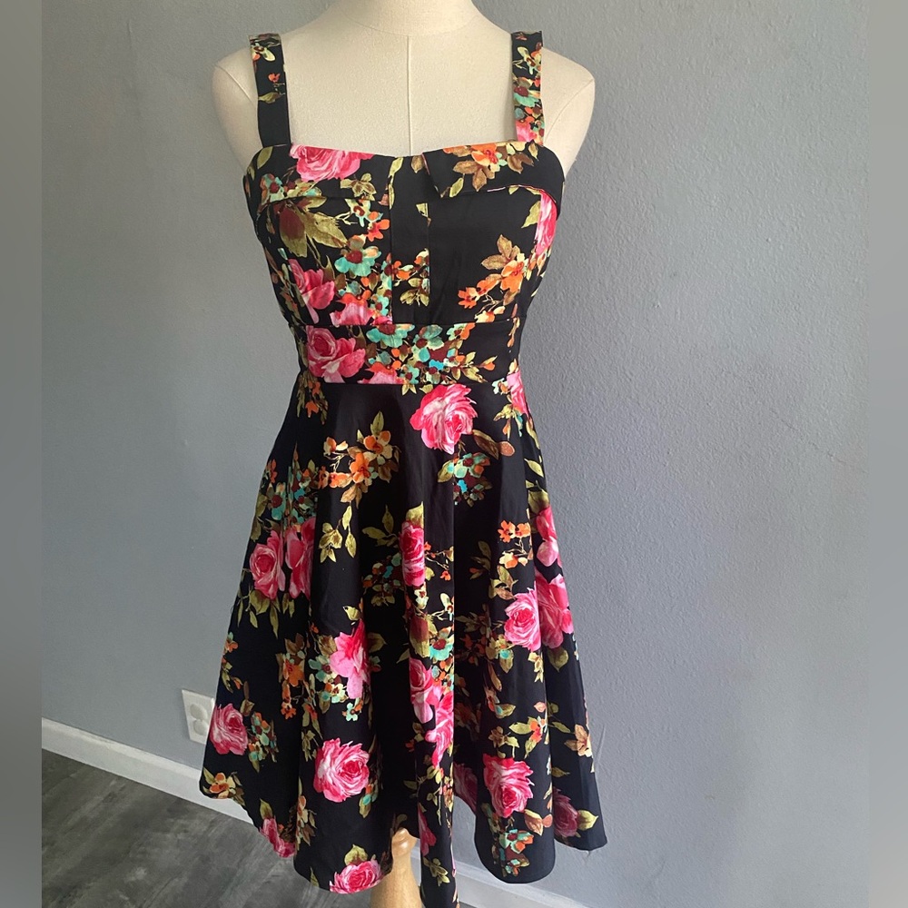 Fit and glare fold over dress